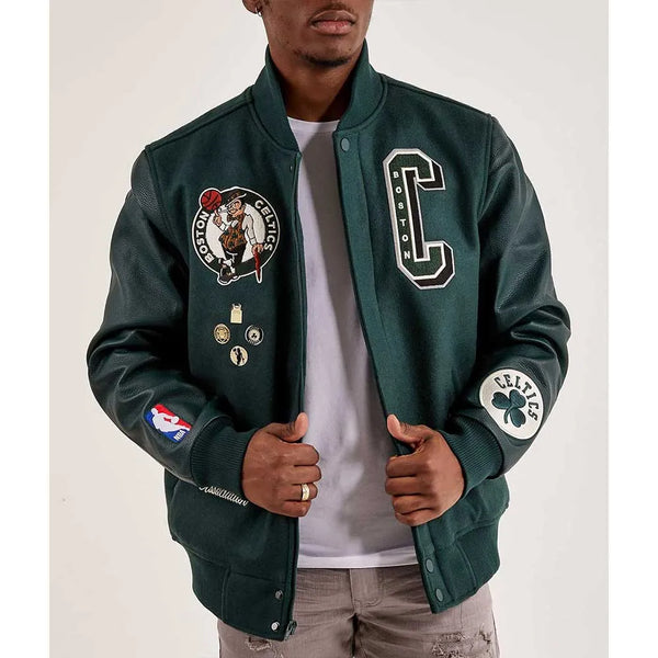 Buy NBA Boston Celtics Wool Jacket Men and Women