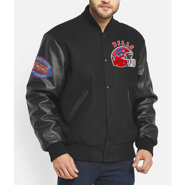 Buy NFL Buffalo Bills Satin Jacket Men and Women