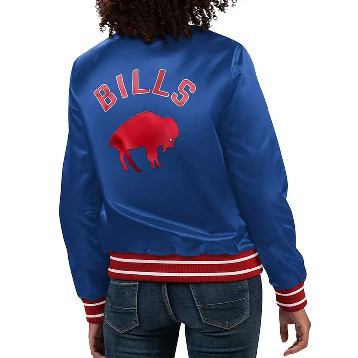 Game day satin jacket for Buffalo Bills fans in USA