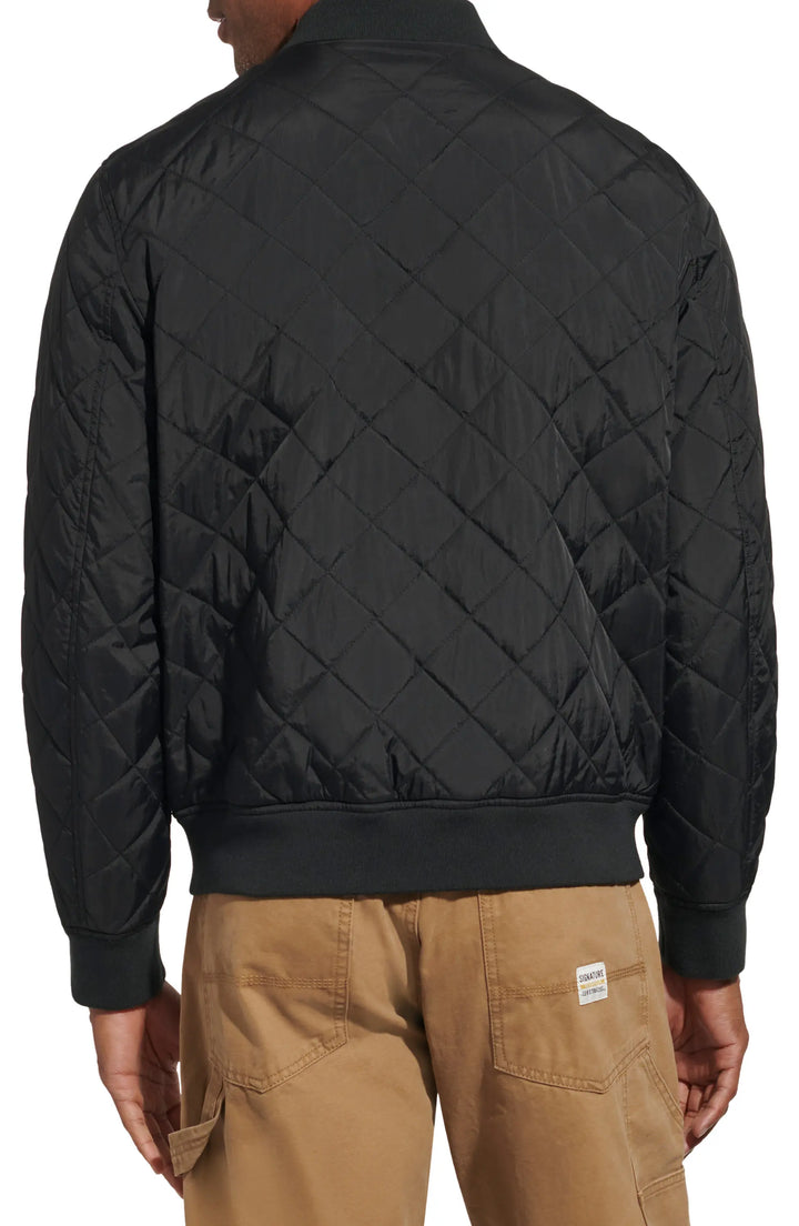 High-quality premium quilted nylon bomber jacket in USA