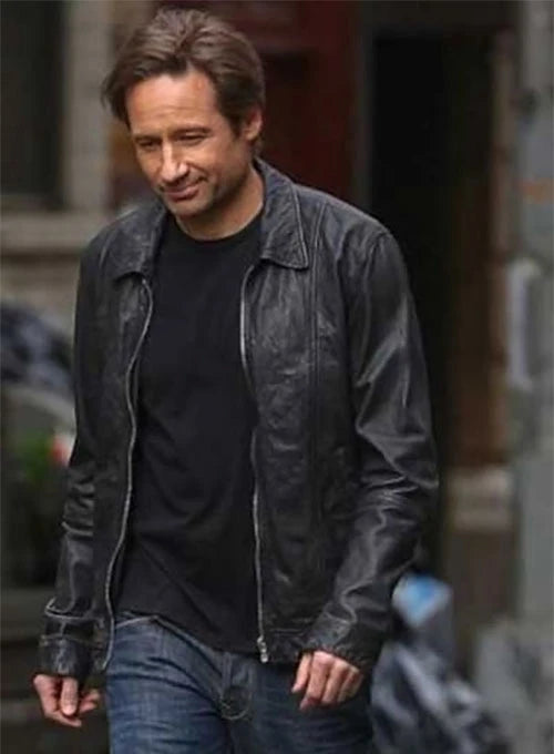 Buy Californication Season 5 Leather Jacket Worn by Hank Moody