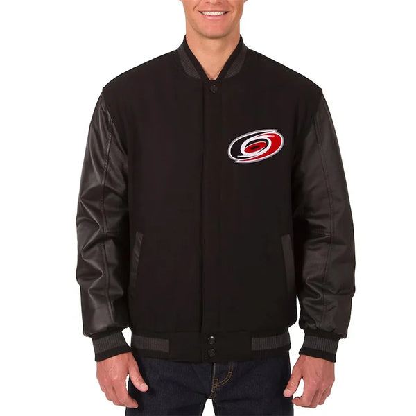Buy NHL Carolina Hurricanes Wool Jacket Men and Women