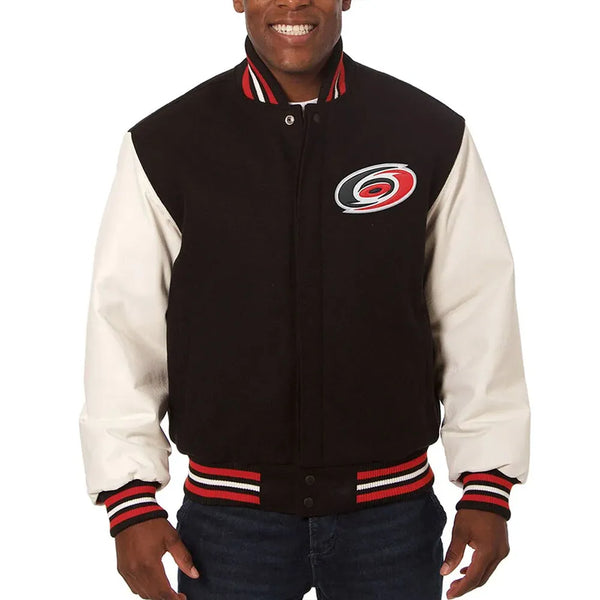 Buy NHL Carolina Hurricanes Wool Jacket Men and Women