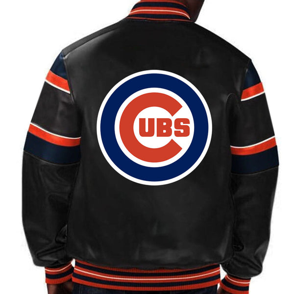 Buy MLB Chicago Cubs Leather Jacket For Men and Women