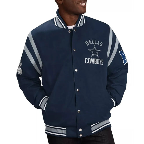 Dallas Cowboys Tailback varsity jacket for men and women with team logo in USA
