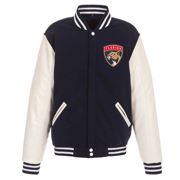 Buy NHL Florida Panthers Wool Jacket Men and Women
