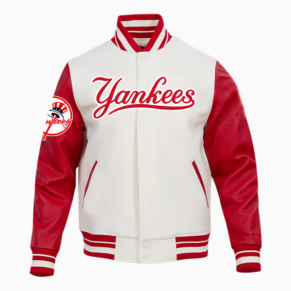 Buy MLB Red and White Yankees Jacket