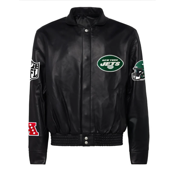 NEW YORK JETS FULL LEATHER JACKET in USA