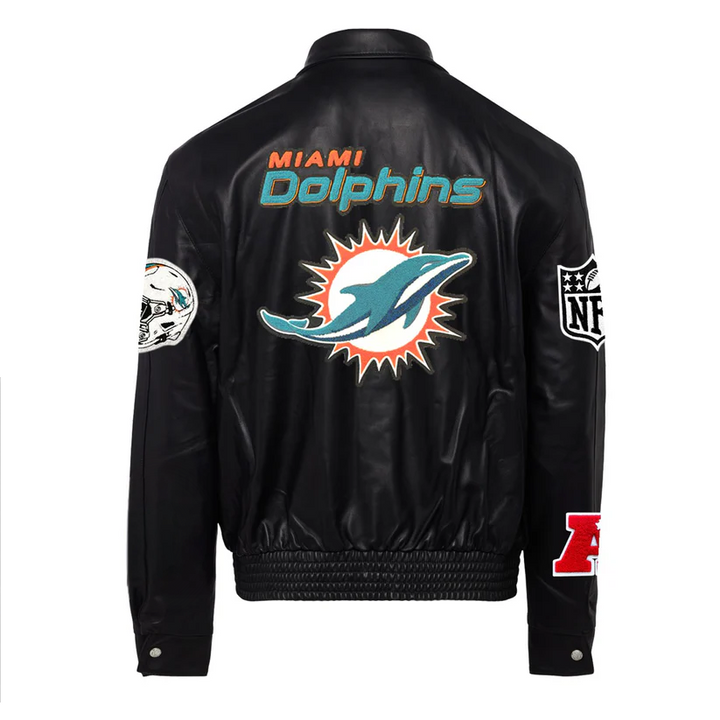 MIAMI DOLPHINS LEATHER JACKET
in USA