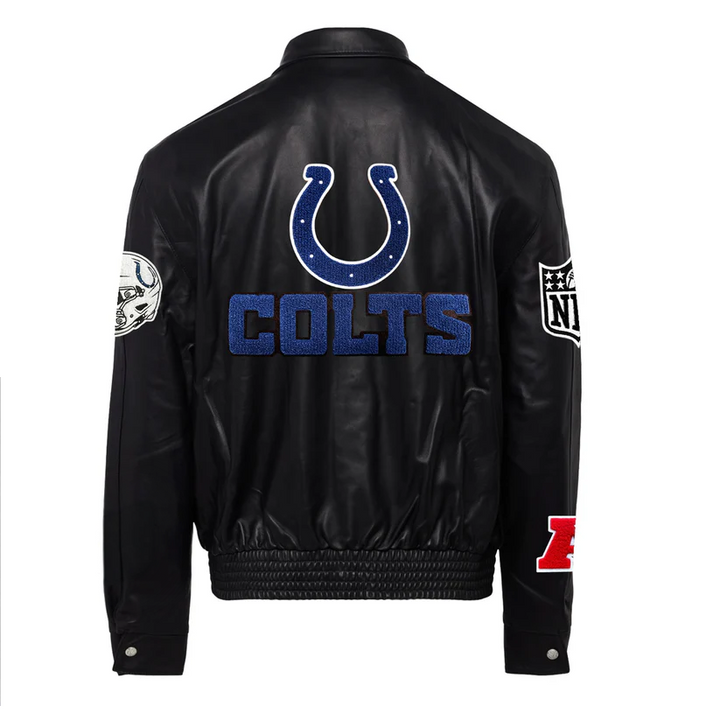 INDIANAPOLIS COLTS LEATHER JACKET IN USA