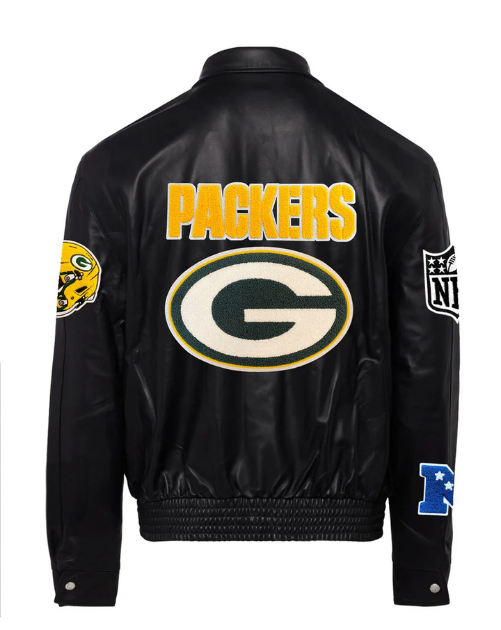 GREEN BAY PACKERS LEATHER JACKET IN USA