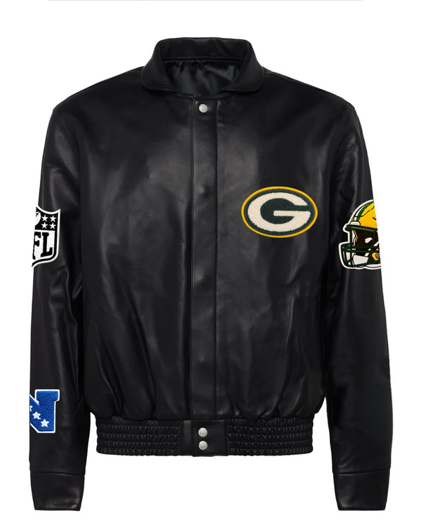 GREEN BAY PACKERS FULL LEATHER JACKET IN USA