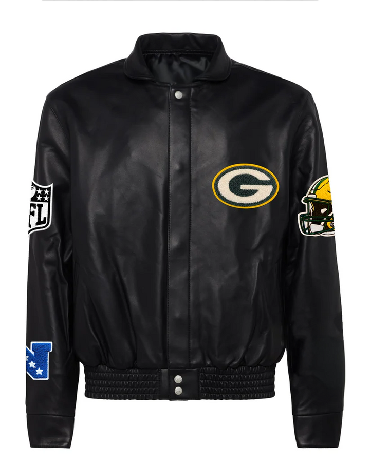 GREEN BAY PACKERS FULL LEATHER JACKET IN USA