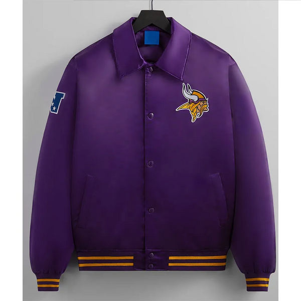 Buy NFL Minnesota Vikings Satin Jacket For Men and Women