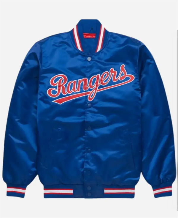 Texas Rangers Classic Royal Satin Jacket in USA