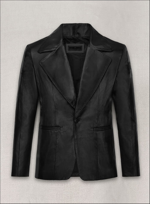 Harry Styles Leather Blazer in German Market