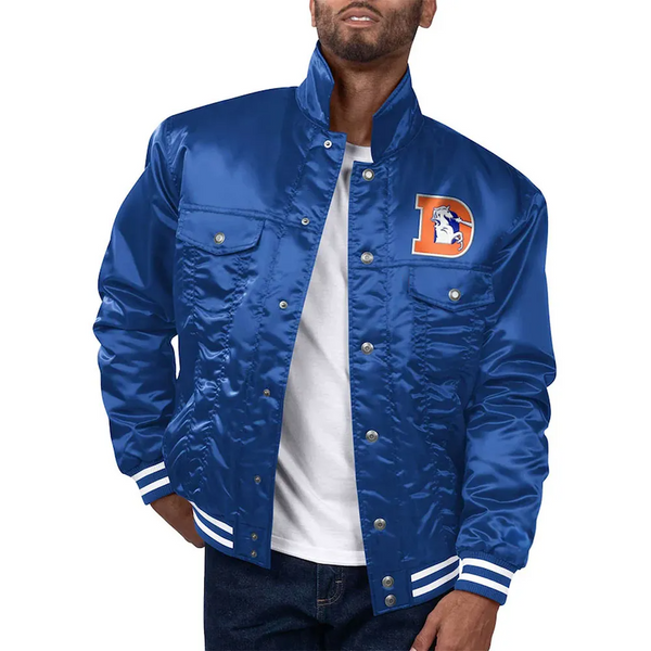 Buy NFL Denver Broncos Satin Jacket For Men and Women