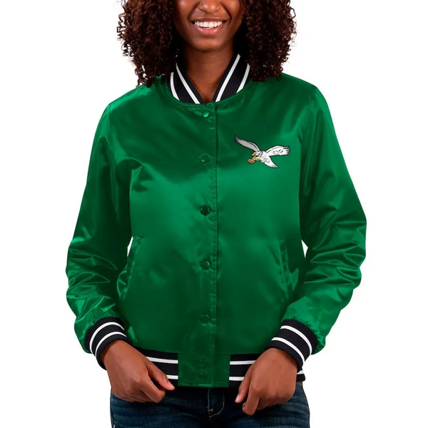 Buy NFL Philadelphia Eagles Satin Jacket Jacket for Men and Women