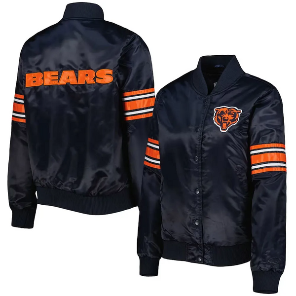 Buy NFL Chicago Bears Satin Jacket For Men and Women