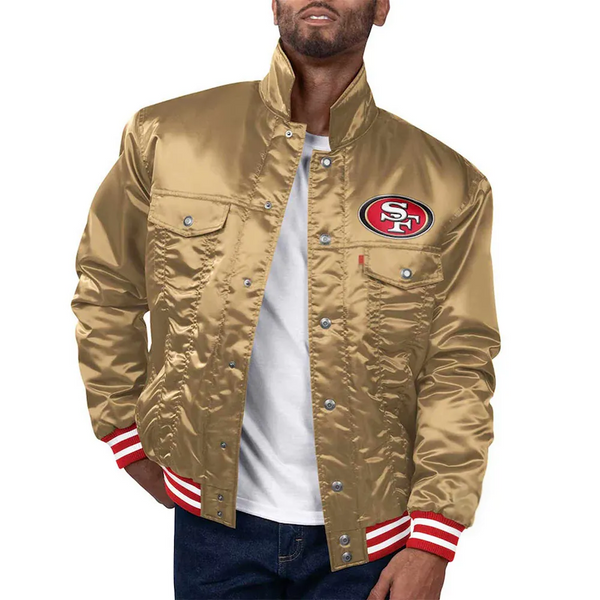 Buy NFL San Francisco 49ers Satin Jacket for Men and Women