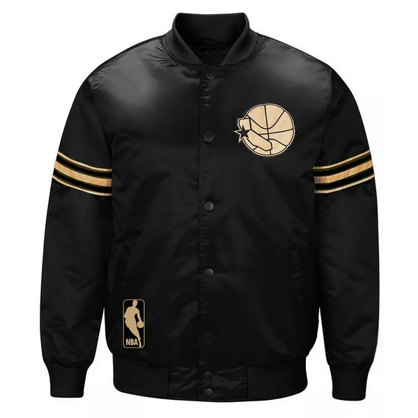 Buy NBA Golden State Warriors Satin Jacket Men and Women