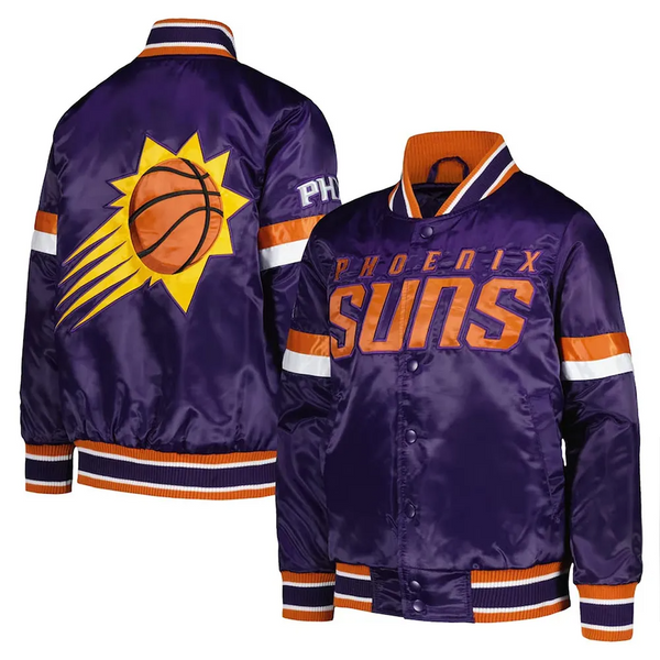 Buy NBA Phoenix Suns Satin Jacket Men and Women
