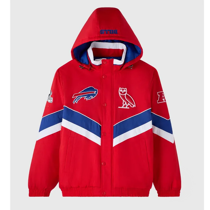 Blue Buffalo Bills insulated jacket with sideline design in USA