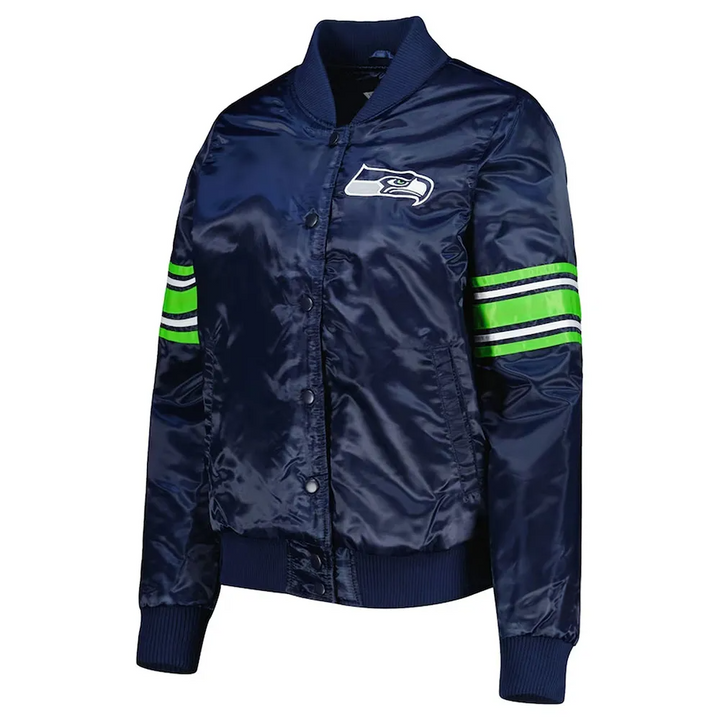 Unisex NFL Seattle Seahawks varsity jacket in team colors in USA