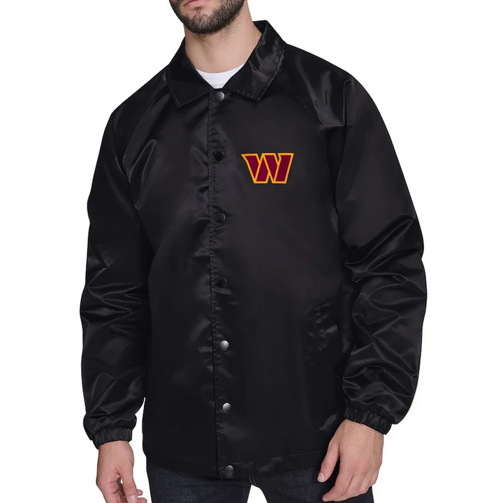 Back view showing printed team logo

