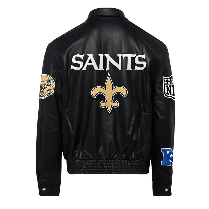 NEW ORLEANS SAINTS LEATHER JACKET in USA