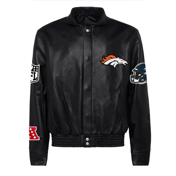 DENVER BRONCOS FULL LEATHER JACKET IN USA