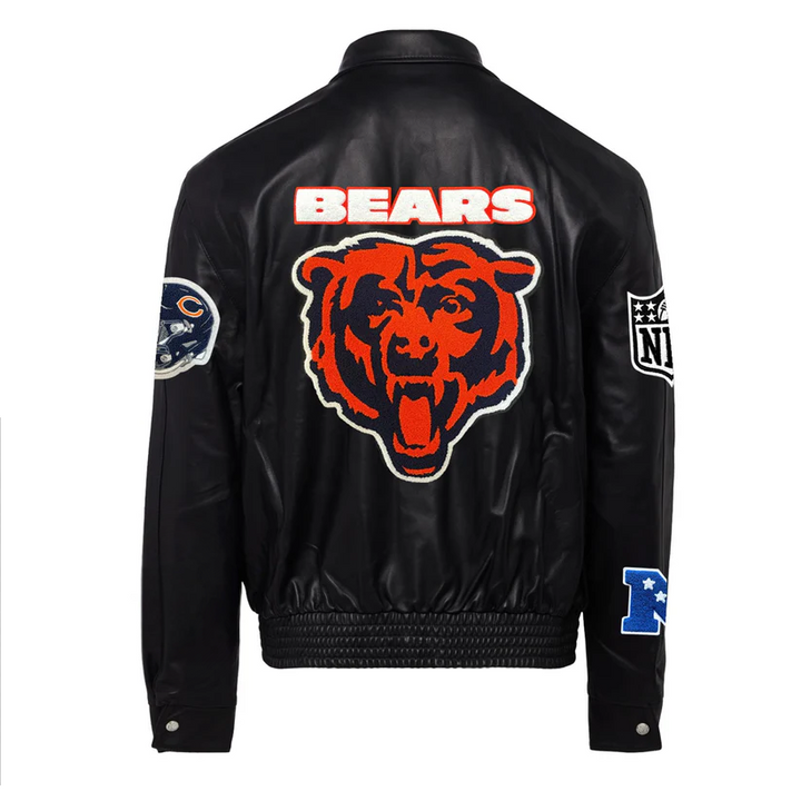 CHICAGO BEARS LEATHER JACKET IN USA