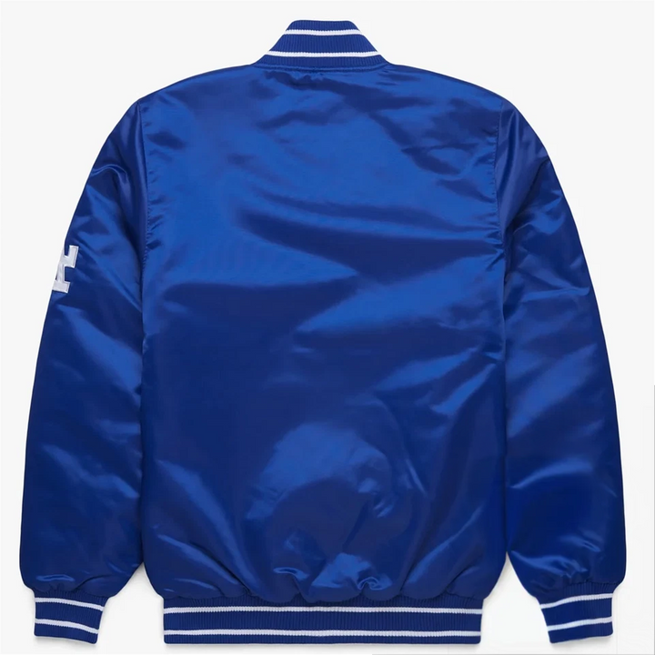 MLB Los Angeles Dodgers Blue Satin Baseball Jackets in German Market