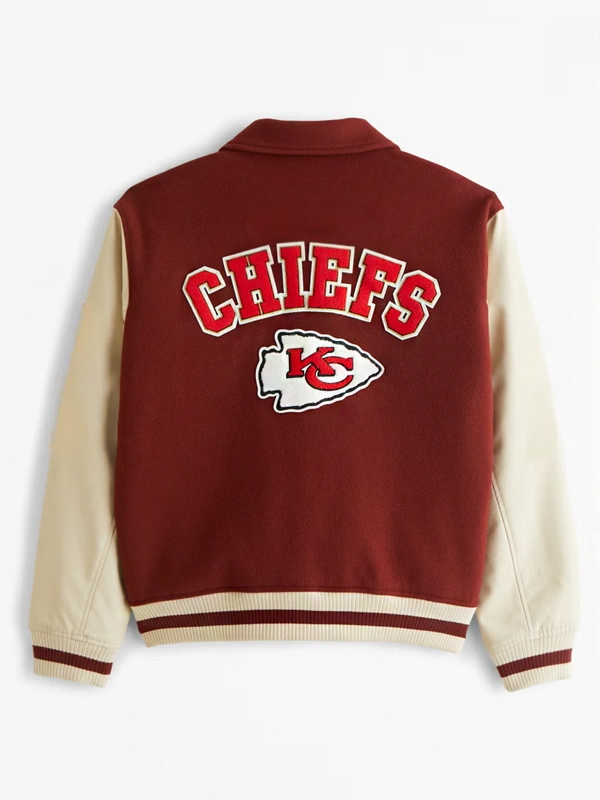 NFL Chiefs wool letterman jacket for men and women in USA