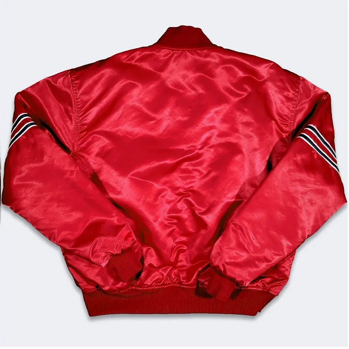 Arizona Cardinals Bomber Satin Red Jacket in USA