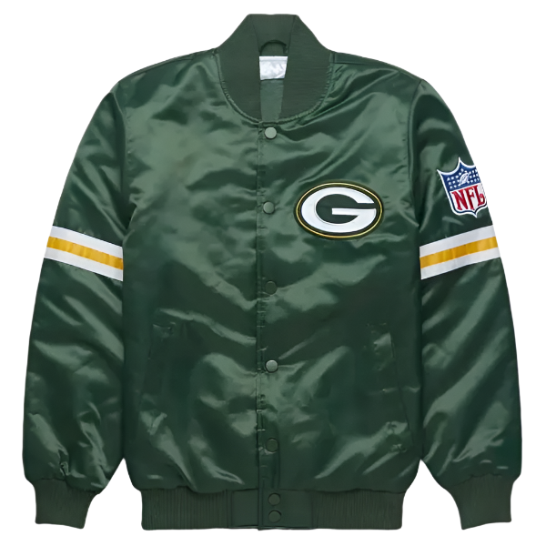 NFL Green Bay Packers satin jacket for men and women in USA