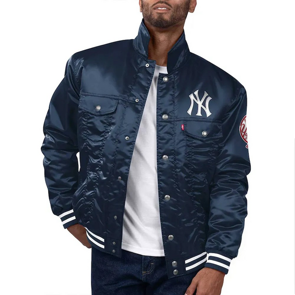 Buy New York Yankees Trucker Jacket For Men and Women