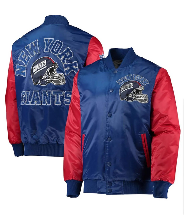 Buy NFL New York Giants Satin Jacket for Men and Women