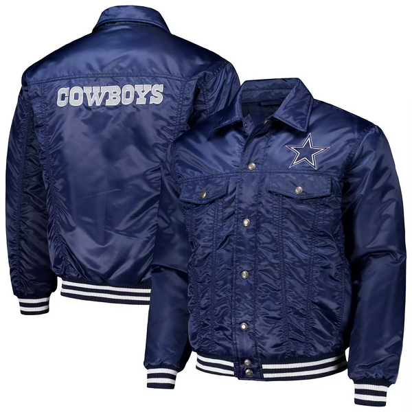 Dallas Cowboys Silver Tab Trucker Jacket

