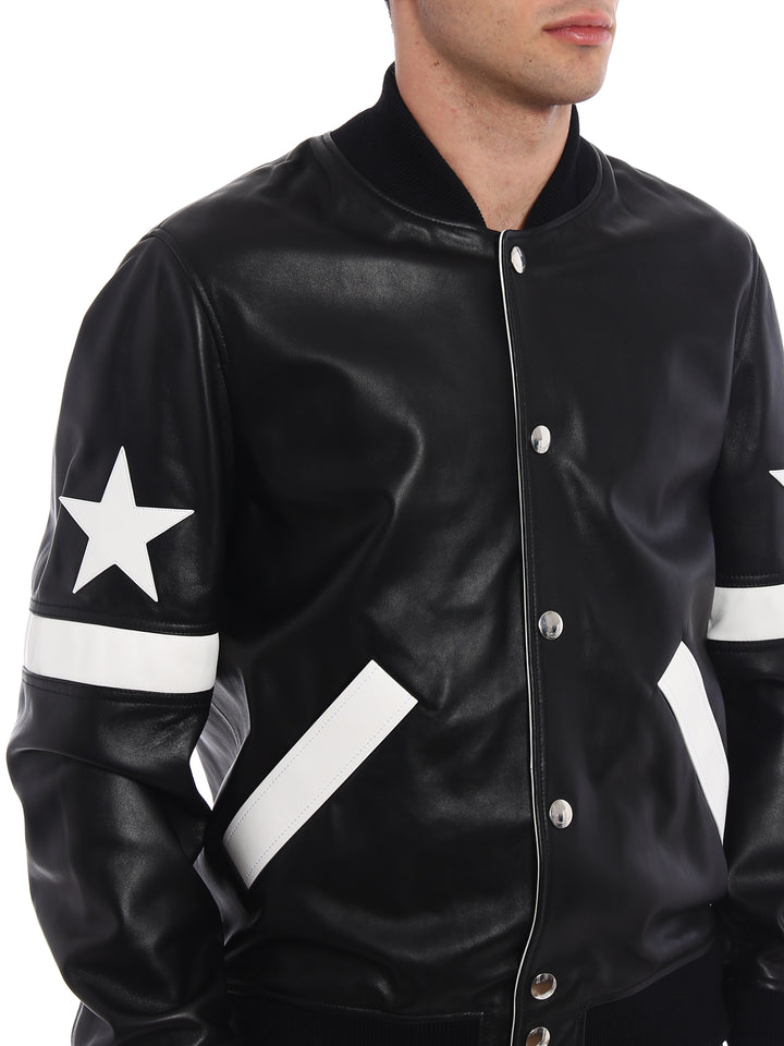 Timeless Givenchy black leather jacket for luxury wear in USA