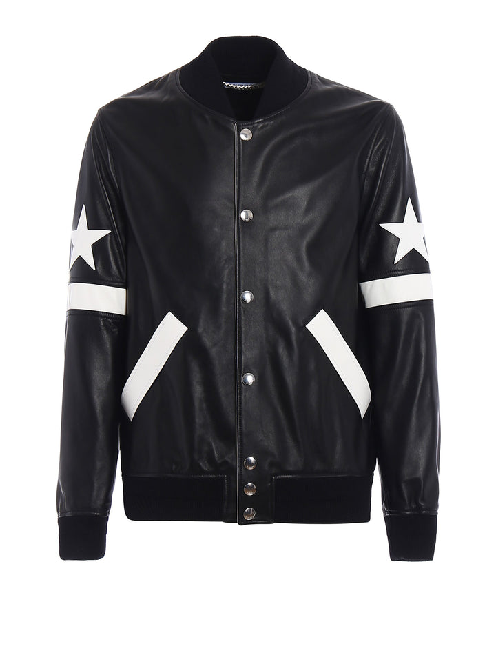 Men's and women's Givenchy leather jacket for high-end fashion in USA