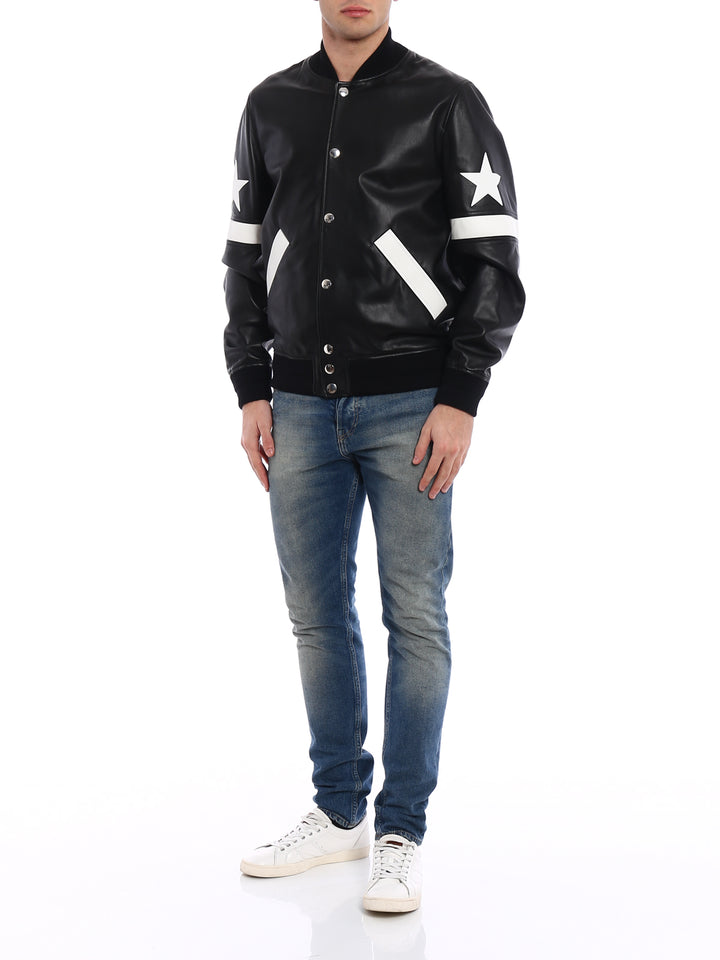 Stylish Givenchy leather jacket with sleek modern design in USA