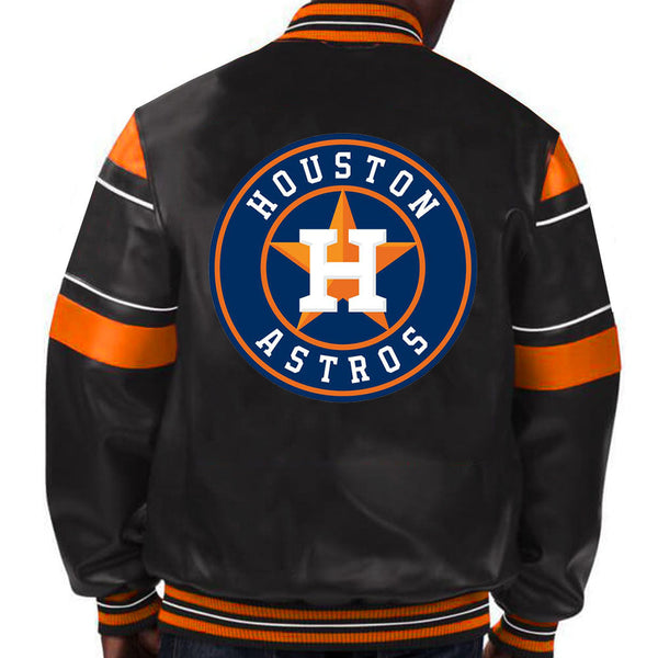 Buy MLB Houston Astros Leather Jacket For Men and Women