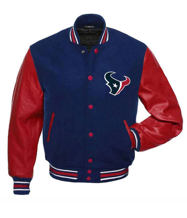 Houston Texans wool varsity jacket for men and women in USA