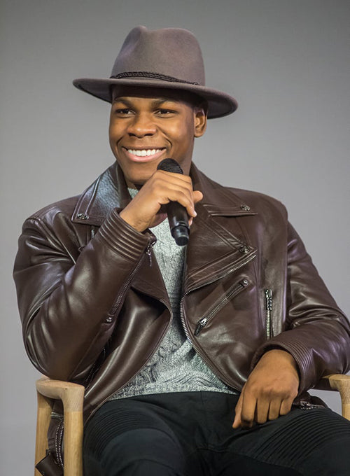John Boyega Leather Coat