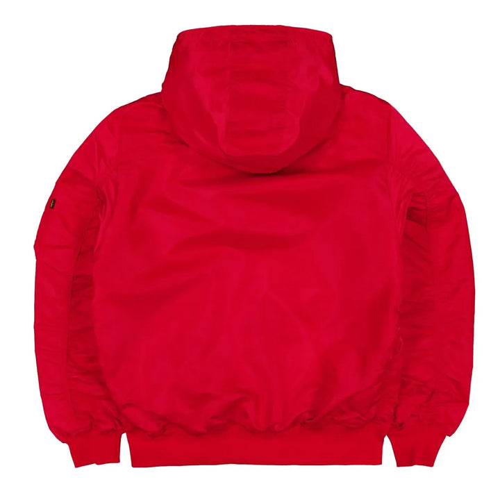 Stylish Kansas City Chiefs satin jacket with embroidered team branding in USA