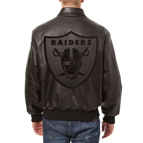 Genuine leather Las Vegas Raiders jacket

