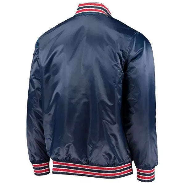 The Diamond Atlanta Braves Blue Satin Jacket in American Market