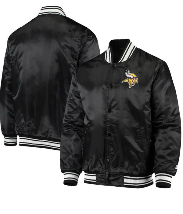 Buy NFL Minnesota Vikings Satin Jacket for Men and Women