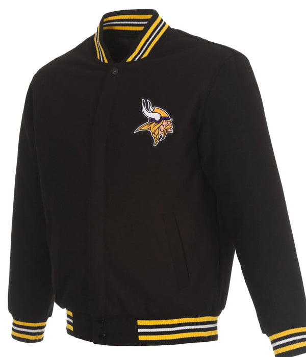 Buy NFL Minnesota Vikings Wool Jacket For Men and Women